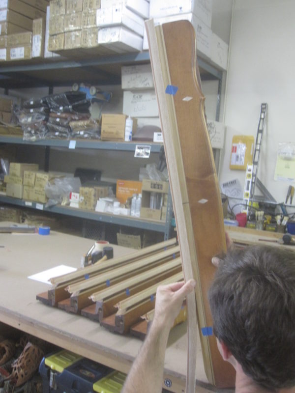 aligning top cushion edge