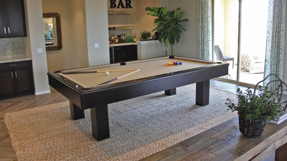 contemporary pool table