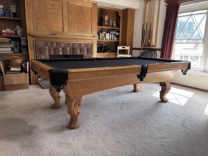 Used Classic Oak 8’ Pool Table